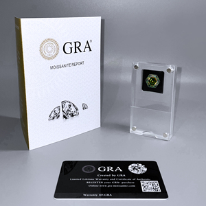 Green Hexagon Cut Moissanite <strong>Loose</strong> Stones Synthetic <strong>Diamond</strong> D Color <strong>Excellent</strong> Cut VVS1 - Product Image 6
