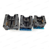 Programador RT809F con 8 Adaptadores, Chip IC SOP8, Placa Base Universal, Lector LCD