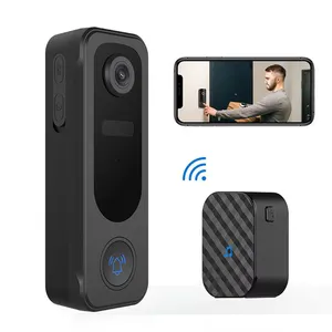 Hot Top người bán an ninh Home Door chuông không dây Wifi intercom Vòng IP65 video chuông cửa Night Vision máy ảnh chuông cửa