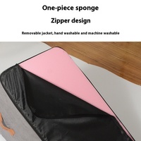 Escalier pour animaux de compagnie en tissu écologique, amovible et lavable, motif uni, pour usage intérieur, accessoire pour lit et canapé pour chien