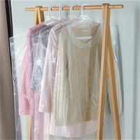 Sac de luxe personnalisé transparent pour robe de mariée, sac de rangement pour robe de mariée en PE, matériau HDPE/LDPE jetable, emballage personnalisable