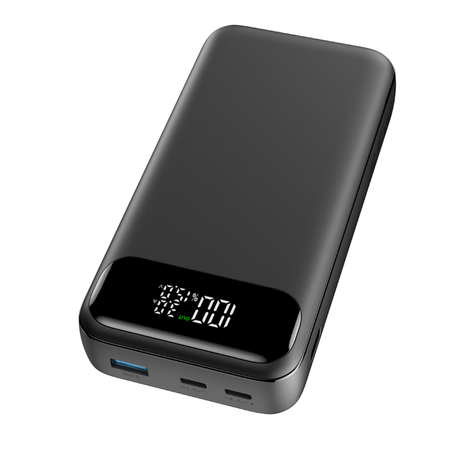 65W Portable Battery Charger Power Bank 100000mAh Capacity Fast Charging Type-C Input Interface LED Display LI-Polymer Battery