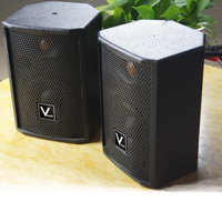Système audio professionnel RM5.1, enceintes murales passives à deux voies en bois de 5 pouces, Fever HIFI, pour scène