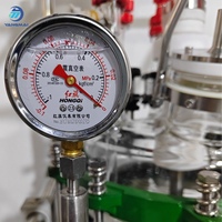 Reactor de Vidrio Encamisado para Laboratorio de 15L con Recipiente de Agitación de Titanio Diseñado Exclusivamente para Plantas de Fabricación