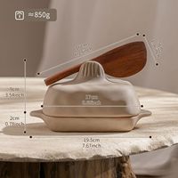 Boîte à beurre en céramique artisanale texturée, pot à beurre en poterie rustique avec couvercle, vaisselle de cuisine pour la maison et les restaurants