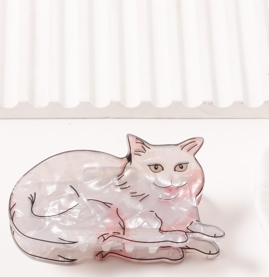 White-Persian cat