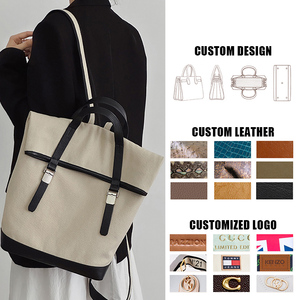 Các Nhà Sản Xuất Tùy Chỉnh OEM <span class=keywords><strong>2025</strong></span> Mới Sử Dụng Hàng Ngày Du Lịch Thời Trang Giản Dị Mềm Xử Lý Phụ Nữ Vải Chính Hãng Da Ba Lô Dành Cho Phụ Nữ - Product Image 1