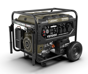 Generador de Gasolina Trifásico YSONIC de 11 kW 11 kVA de Alta Potencia, 4 Tiempos, Refrigerado por Aire, con ATS y Control Remoto - Product Image 1