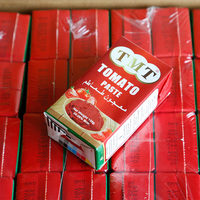 Ketchup de tomate de marque chinoise, logo personnalisé, emballage en brique, 135g, pur concentré de tomate, usine avec 20 ans d'expérience, prix de gros