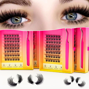 <span class=keywords><strong>Pestañas</strong></span> Postizas de Lujo Pre-encoladas para Manualidades, con Logotipo Privado, Libres de Crueldad, de <span class=keywords><strong>Pelo</strong></span> Sintético para Maquillaje - Venta al por Mayor, <span class=keywords><strong>Pestañas</strong></span> sin Pegamento - Product Image 2