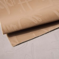 Tissu en similicuir PU à surface lisse, durable et résistant à l'abrasion pour costumes et tenues pour femmes et hommes