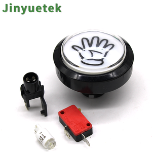 โรงงาน JY ราคาขายส่ง ปุ่มกดแบบกดติดปล่อยดับ ขนาด 60 มม. แบบ LED ส่องสว่าง สำหรับเครื่องเกมอาร์เคด อุปกรณ์เสริม DIY - Product Image 6
