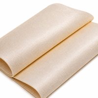 Tissu de filtration aérienne non tissé personnalisé, feutre aiguilleté, pour substrat de poinçonnage, résistant aux températures moyennes et élevées, en PET, Aramide, PPS, PTFE, Fibre de verre