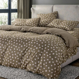 Usine Original doux coton satin ensemble de literie 100% <span class=keywords><strong>pas</strong></span> <span class=keywords><strong>cher</strong></span> <span class=keywords><strong>été</strong></span> simple drap couette couette et housse de couette motif imprimé - Product Image 2