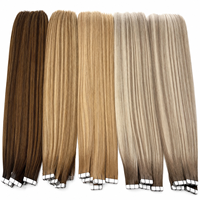 Peluca de Cabello Humano Liso Peruano, Extensiones de Cabello Humano Real, Doble Trama, Cabello Virgen, Venta al por Mayor
