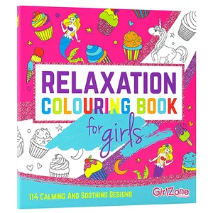Custom Softcover Libros Para Coloreear Childrens Tekening Kleurpuzzelboek Voor Volwassenen Ontspanning
