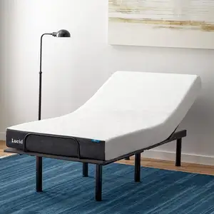 히스 기술 킹 사이즈 현대 침실 가구 원격 제어 전기 조절 가능한 저자 극성 침대 매트리스