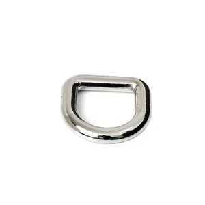 Benutzer definierte D-Ring Schnalle Design Metall Open D-Ring Zink legierung D-Ring für Taschen riemen