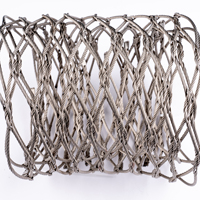 Enclos pour oiseaux sur mesure, en acier inoxydable 316, maille de fil métallique tissée, fournisseur direct d'usine