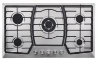Cuisinière à gaz encastrable 5 feux en acier inoxydable 90 cm, fabrication OEM/ODM, équipement de cuisine de haute qualité