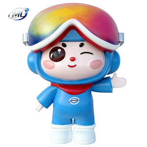 Escultura de Figura de Dibujos Animados Personalizada, Grande, para Exteriores, Linda, de Fibra de Vidrio, Estatua 3D, Decoración Artesanal para Centros Comerciales, Parques Temáticos, Plazas de la Ciudad - Product Image 6