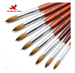 Lot de brosses à ongles à manche en bois, fabrication chinoise, prix bas, tailles de têtes allemandes 8, pour achats groupés #   22 #   Poils de brosse à cheveux pour usage professionnel - Product Image 1