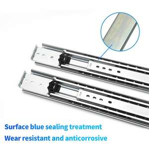 SNEIDA SND3076 Correderas Telescópicas para Cajones de Alta Resistencia de 76 mm, Acero Laminado en Frío Q235, Capacidad de Carga >200 kg, Ajustables, Industriales, de 3 Pliegues - Product Image 6