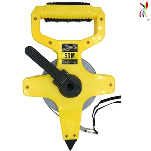 Outil de mesure, ruban à mesurer en fibre de verre, ruban à mesurer en acier long, ingénieur, 100 m, utilisation pour l'aménagement paysager, la construction, la topographie - Product Image 4