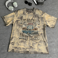 Vêtements streetwear, t-shirts vintage pour hommes, t-shirts à motifs, t-shirts délavés, t-shirts lourds personnalisés pour hommes