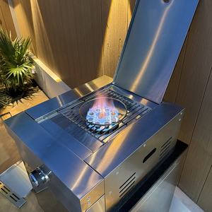 Cuisinière Encastrable Haute Puissance : Barbecue Extérieur et Brûleur Latéral à <span class=keywords><strong>Gaz</strong></span> Dédié pour Cuisine d'Extérieur - Product Image 6