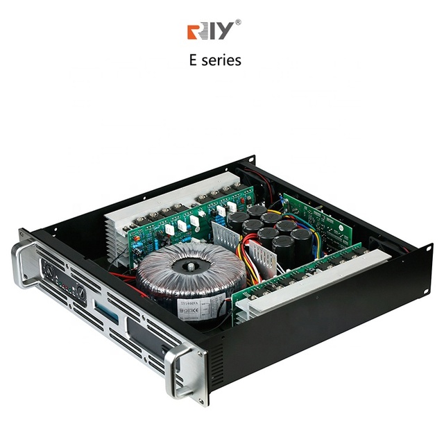 E-9300 High-fidelity 600W Stable Power Amplifier 2U Class H Power Amplifier Professional Audio Standard Power Amplifier