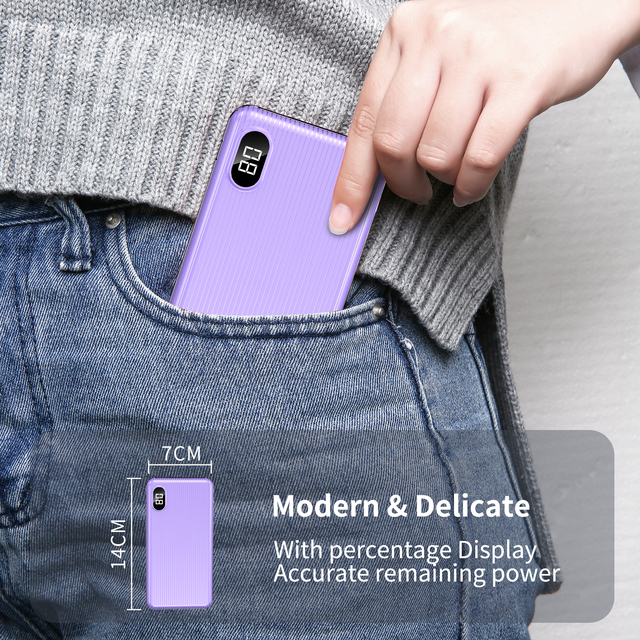 OEM Fast Delivery Slim 20000mAh Portable Mobile Charger Power Bank 10000mAh for Charging Great Gift for Consumers in Electronics