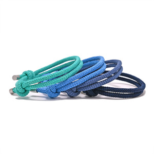 Bán Buôn Dây Đơn Giản Bện Vòng Đeo Tay Cá Nhân Màu Sắc Handmade New Tình Bạn Chuỗi Dây Vòng Đeo Tay Cho Nam Giới Phụ Nữ Đồ Trang Sức - Product Image 5