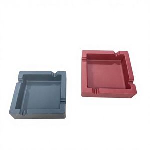 Cendrier carré en silicone incassable et résistant à la chaleur pour cigares, en caoutchouc durable, vente en gros - Product Image 1