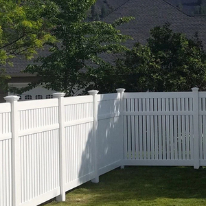 Paneles <span class=keywords><strong>de</strong></span> Cerca Semiprivada <span class=keywords><strong>de</strong></span> PVC <span class=keywords><strong>de</strong></span> 6x8 pies, Fácil Instalación, Paneles <span class=keywords><strong>de</strong></span> Cerca Semiprivada <span class=keywords><strong>de</strong></span> Vinilo - Product Image 1