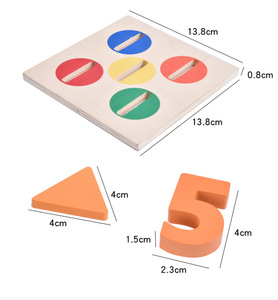 <span class=keywords><strong>Juguetes</strong></span> <span class=keywords><strong>sensoriales</strong></span> Montessori de aprendizaje preescolar 6 en <span class=keywords><strong>1</strong></span>, caja a juego de clasificación de colores y formas de 0 a 3 años para bebés pequeños - Product Image 6