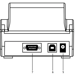 华志 XQ-501 击打式点阵打印机，仅适用于华志电子天平 - Product Image 5