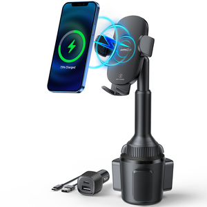 Supporto universale flessibile per telefono con ventosa, rotazione a 360 gradi e sgancio rapido per finestrino/pannello auto - Product Image 1