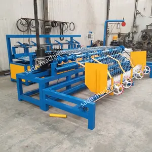 Máquina automática de tejer malla de alambre de cerca de enlace de cadena CNC para la venta