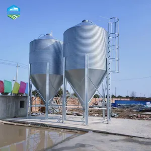 High quality easy to observe the leading stability feed tower silo Grain Storage tower for pig horse animal poultry feed