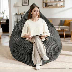 <span class=keywords><strong>Fauteuil</strong></span> pouf 3 en 1 pour adultes et enfants, canapé convertible avec rembourrage, canapé lounge en <span class=keywords><strong>mousse</strong></span> à mémoire de forme pour chambre et salon - Product Image 1