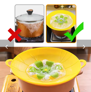 Kitchen Tool Detachable Easy to Clean Silicone Pot Lid Boiling Protective Cover Spill Stopper Lid <b>Microwave</b> Splashing Cover - Product Image 3
