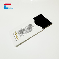 Porta Tarjetas de Hotel OEM, Funda para Tarjetas de Habitación, Materiales Reciclados, Recubrimiento UV Offset, Diseño Plegable con Lámina Dorada, Carpeta de Papel Personalizable
