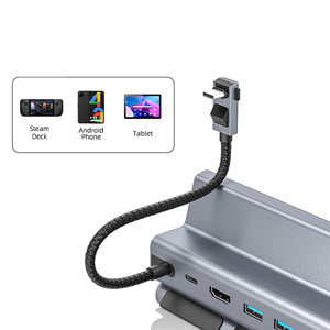 Station d'Accueil <span class=keywords><strong>Steam</strong></span> <span class=keywords><strong>Deck</strong></span>, Hub USB-C 6-en-1 avec HDTV 4K60Hz, Ethernet RJ45*1G, Chargement PD 100W, 1x USB-C*5G, 2x USB 3.0*5G - Product Image 5