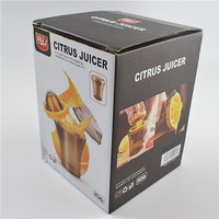 Presse à main créative en plastique, portable, de cuisine, à la main, en acrylique, pour fruits, orange, citron