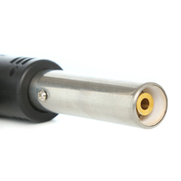 Chalumeau à gaz en acier inoxydable RH-909, torche à flamme en plastique, brûleur au butane certifié CE, 1300 degrés, pour camping, soudage, barbecue