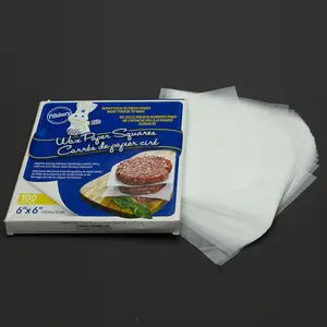  Waxed Butcher Paper Sheets, Hamburger Patty