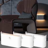 Lampe de nuit LED à intensité variable CCT au prix d'usine, design moderne avec télécommande intelligente, montage mural magnétique en groupe, corps en ABS