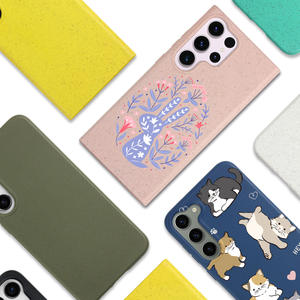 Экологичный биоразлагаемый противоударный чехол для телефона из пшеничной соломы для S24 Ultra S23 Plus S25 Edge с пользовательской печатью для мобильного телефона - Product Image 6