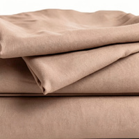 Ensemble de housse de couette en fibre de bambou tissée 300TC, 4 pièces, design simple et rafraîchissant, taille King, pour hôtel et usage domestique